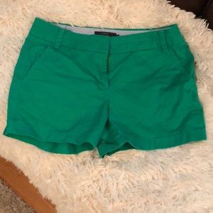 J.crew chino green shorts